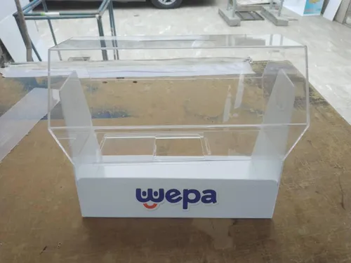 comprar Biombo Acrílico Con Base Pvc Con Logotipo Empresas Casino 