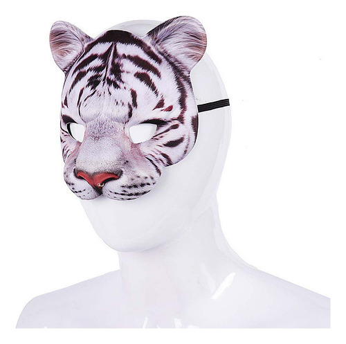 Juego De 3 Máscaras De Simulación De Tigre Y Lobo De Hallowe