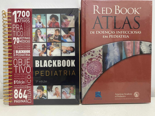 Blackbook Pediatria + Red Book Atlas De Doenças Infecciosas