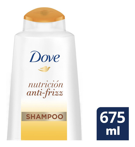 Shampoo Dove Nutrición Antifrizz 675ml