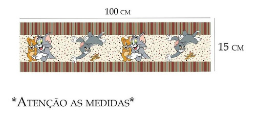 Faixa De Parede Tom E Jerry