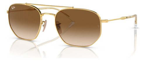 Óculos de Sol Ray Ban RB3707l 001/51 57 Cor da Lente Marrom Gradiente