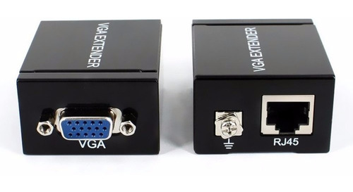 Imagen 2 de 5 de Vga Extender Cat5/6 Rj45 Extension 60metros Resolucion 1080p