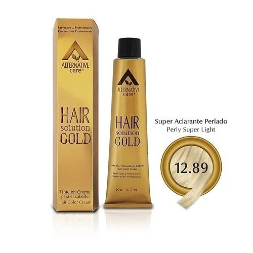 Tinte Hair Solution Gold 60ml Super Aclarante Perlado 12.89