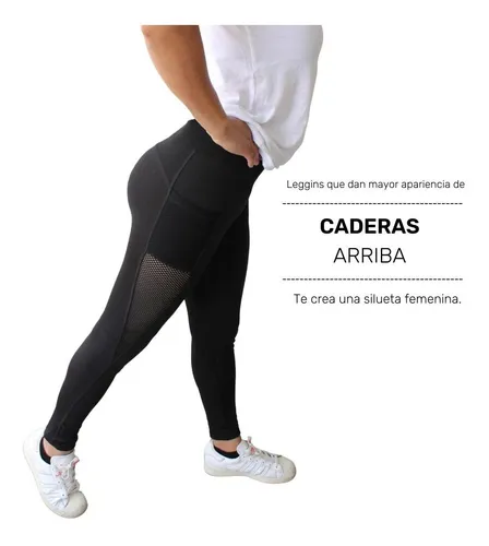 Leggins Deportivos Dama De Licra Con Bolsa Celular Gym Mujer