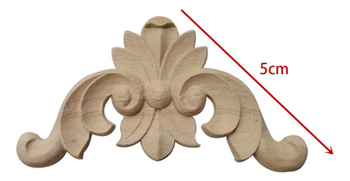 2 X 4 Apliques De Madera Y Marco De Incrustaciones