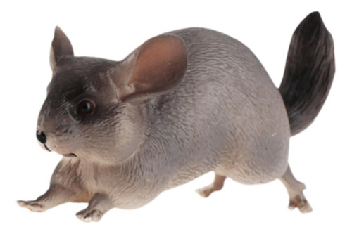 Realista Detallada Figura De Acción Pvc Modelo Chinchilla