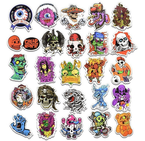 Calcomanías Sticker Skateboard Carro Moto Celular Bicicleta
