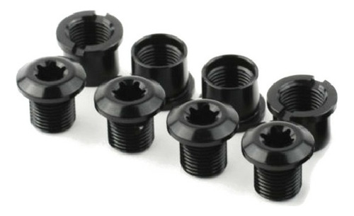 Tornillos De Plato Absoluteblack Cortos X 4u -  Solo Bici