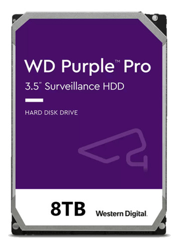 Western Wd84purz Purple Disco Duro 8tb Especial Para Cctv