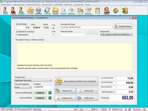 Programa Para Ordem De Serviços De Eletricista 2.6 Fpqsystem