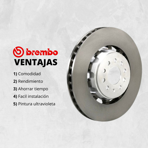 2 Discos Freno Traseros Para Jaguar Xk 2010