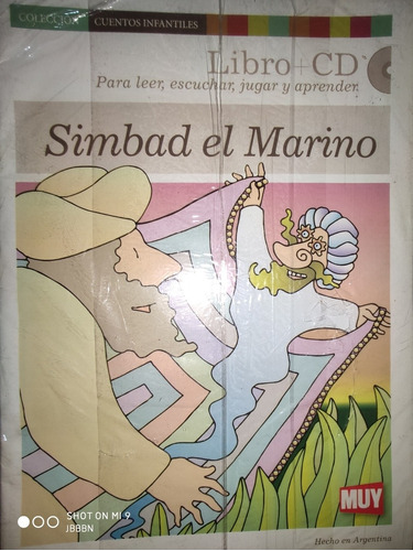 Simbad El Marino Cuentos Infantiles Librito Y Cd Nuevo