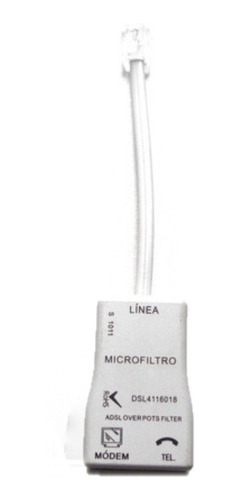 Filtro Sobre Dsl Microfiltro Para Red Telefónica