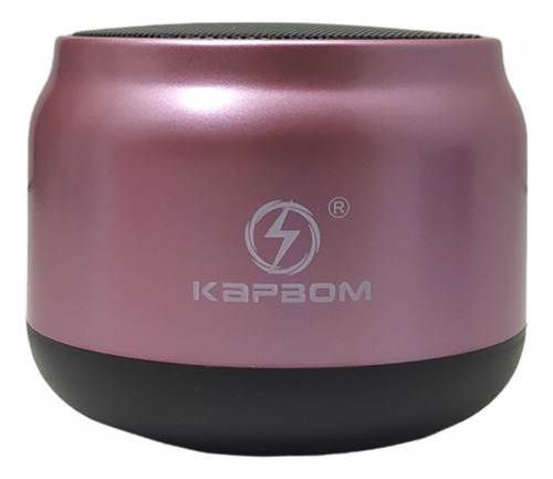 Caixa De Som Bluetooth Compacta Kapbom Ka-8776 Cor Rosa