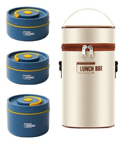 / Recipiente Caliente Para Almuerzo P4food, De Acero