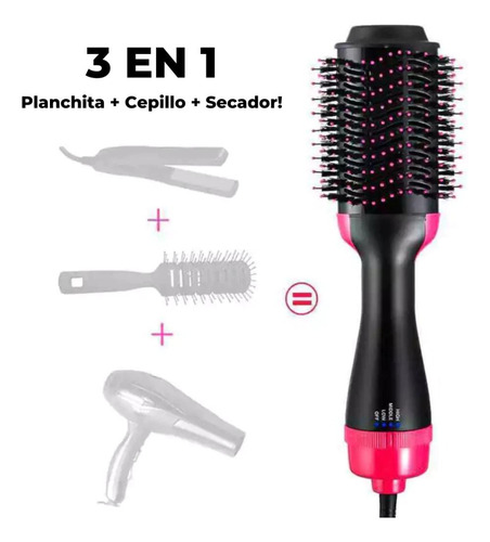 Cepillo Peine Alisador Importado 3 En 1 Envio Gratis