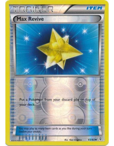 Max Revive - 65/83 - Uncommon Reverse Holo Pokemon Tcg (Usado)