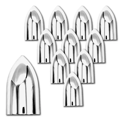 comprar Capuchones Cromados Tipo Bola Pico Unemon De Rosca 20 Piezas