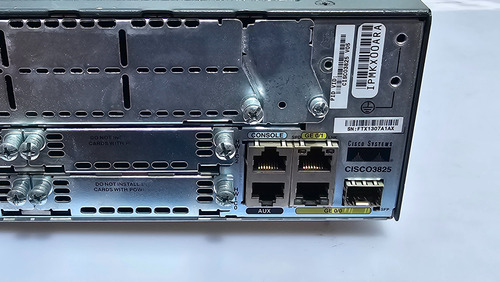Router Cisco 3825 Practicas Ccna (Usado)