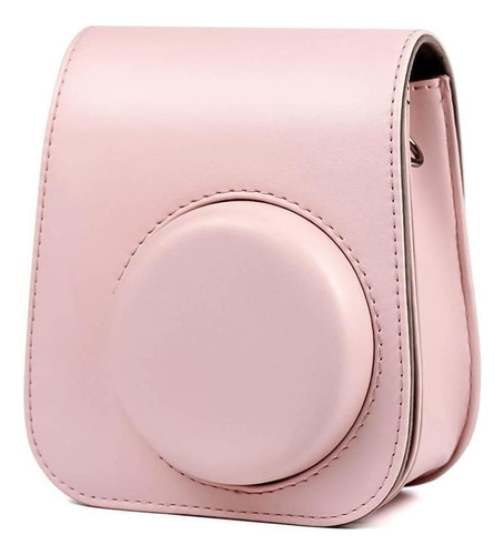 Bolsa Instax Mini 11 Groovy Rosa Claro Com Alça