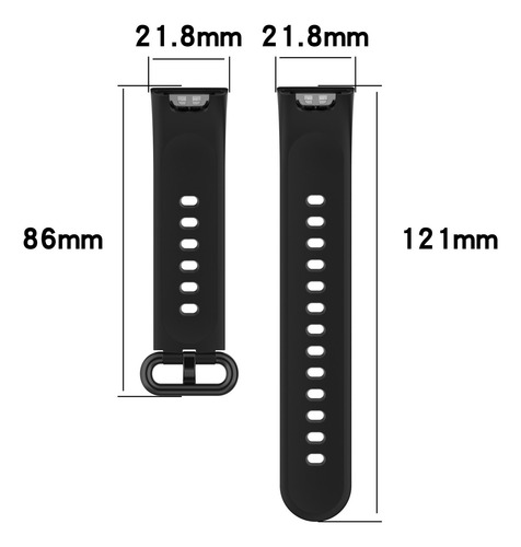 3 Correas Deportivas De Silicona Para Redmi Watch 2 Lite