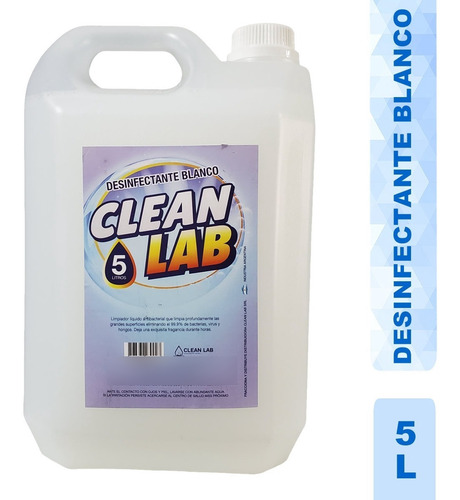 Desinfectante Blanco X 5 Lts Pack X 4 Un.
