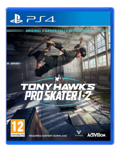 Tony Hawk's Pro Skater 1 + 2 - Ps4  Nuevos Sellados 