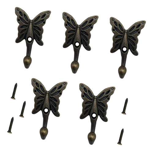 5x Wall Hanger Sturdy Space Saving Gifts Coat Rooms Towel