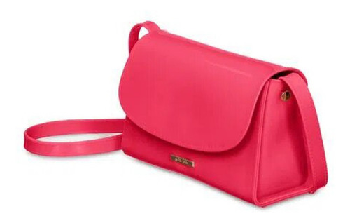 Imagem 2 de 3 de Bolsa transversal Petite Jolie Alicia PJ10087 design liso de j-lástic new pink com alça de ombro new pink