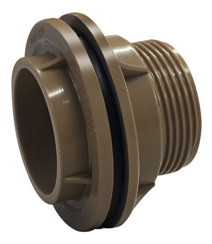 3x Adaptador Flange 20mm (1/2'') Marrom Para Caixa D' Água