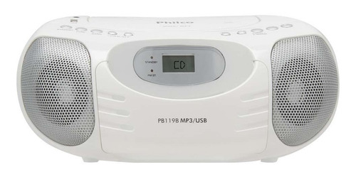 Som Portátil Philco Boombox Pb119b Cd Player Rádio Fm Usb