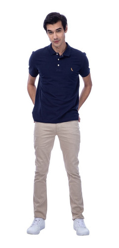 Imagem 1 de 5 de Polo Masculina Básica Malha Piquet - Reserva