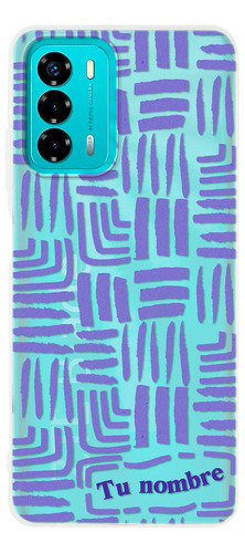 Funda Para Zte Para Mujer Rayas Abstracto Nombre
