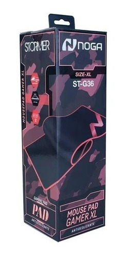 Imagen 2 de 2 de Mouse Pad Gamer Para Mouse Y Teclado Xxl Noga G46 Largo Goma