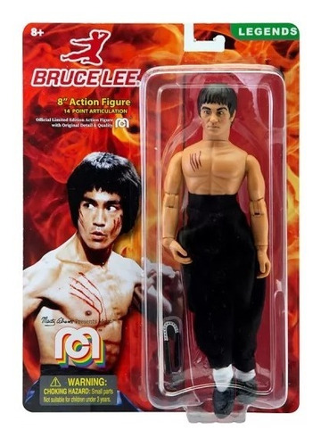 Wabro Mego Legend Bruce Lee Figura Articulada 20cm Coleccion