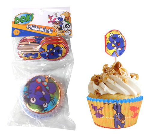 Cupcakes+picks Doki Img Fico 48 Unidades