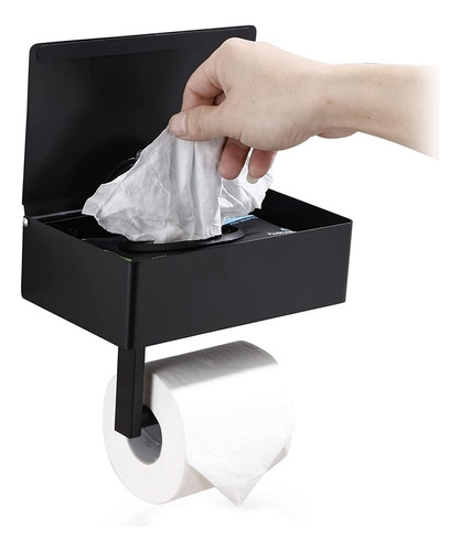 Soporte De Papel Higiénico Con Estante, Dispensador De Toall