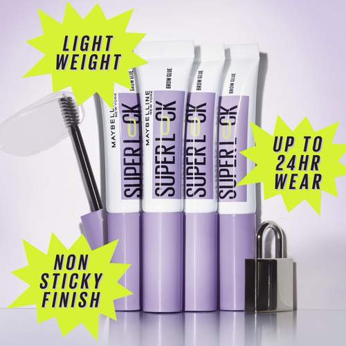 Gel Para Cejas Maybelline Super Lock Brow Glue, Transparente