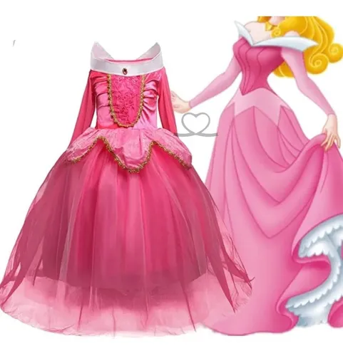 Vestido da princesa aurora cheap disney
