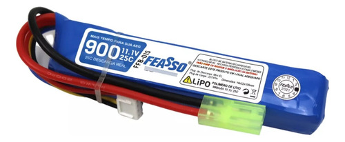 Airsoft Bateria Feasso 11.1 900 Mah Para Pdw 5.5