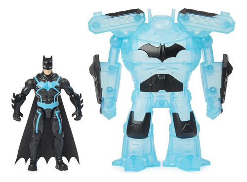 Figura De Batman Bat-tech + Armadura Tecnológica 15cm