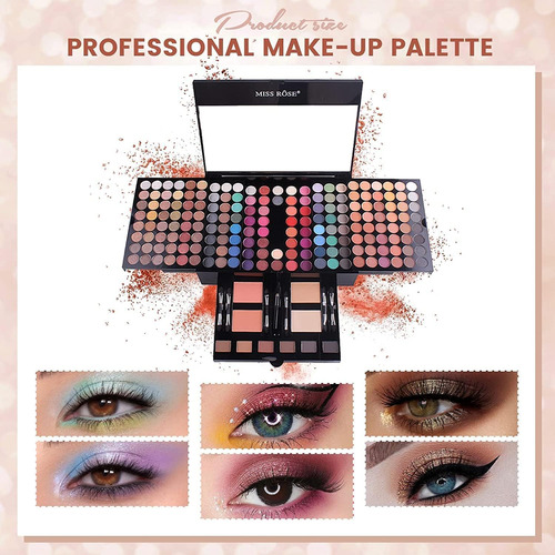 Juego Combinado De Paleta De Cosméticos De 180 Colores.