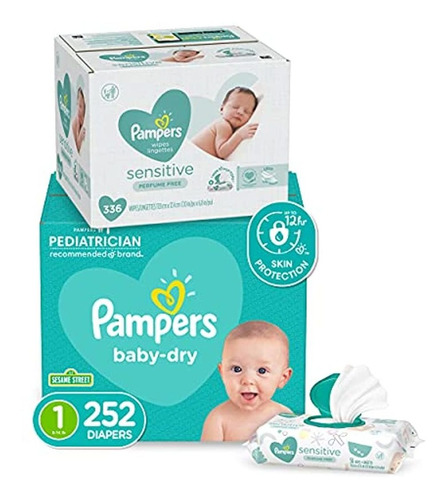 Pampers Baby Dry-desechables Pañales Para Bebé