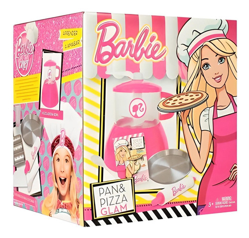 Barbie Chef Fábrica De Pan Y Pizza Glam Original