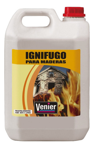 Ignifugo Antifuego P/ Maderas X 5 Lt Venier Con Certificado