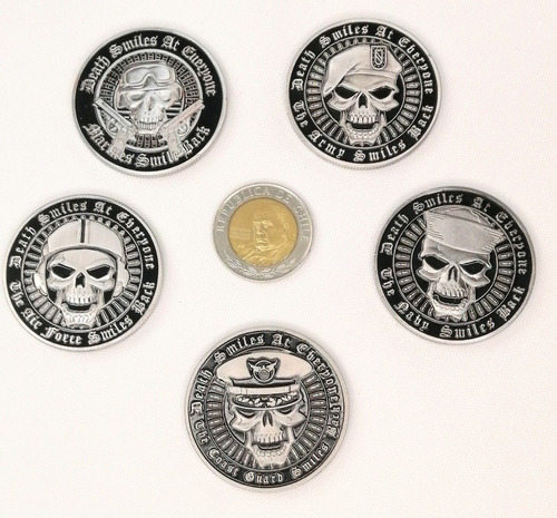 Imagen 5 de 7 de Moneda Militar, Set Cuerpos Armados Estados Unidos