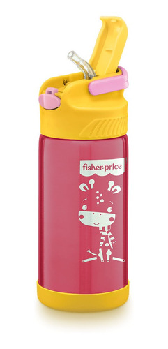 Botella De Acero Inoxidable Fisher Price Bb1023 Rosa 