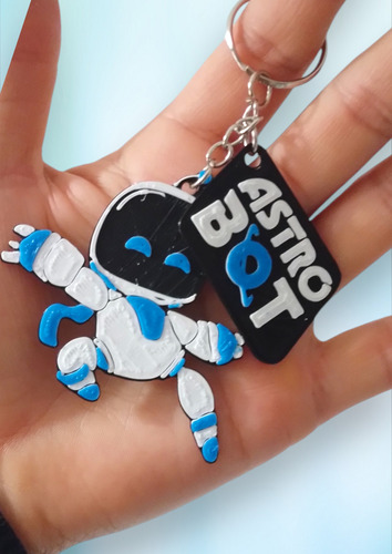 Llavero Astro Bot Souvenier Cumpleaños