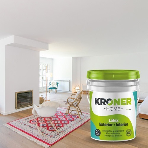Pintura Exterior Interior 20 Lts Látex Alta Calidad Kroner